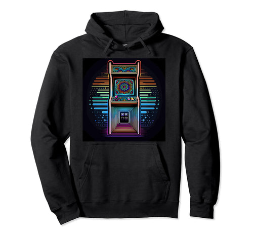 Arcade Euphoria Rainbow Swirl Vector Hoodie - Minimalist Print Men Women - T-Shirt, Sweatshirt, Hoodie
