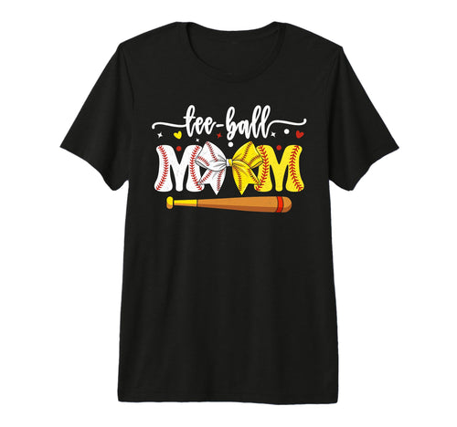 Groovy Ball Mom Both Mom Baseball T-Shirt - Custom Art Print Men Women - T-Shirt, Sweatshirt, Hoodie