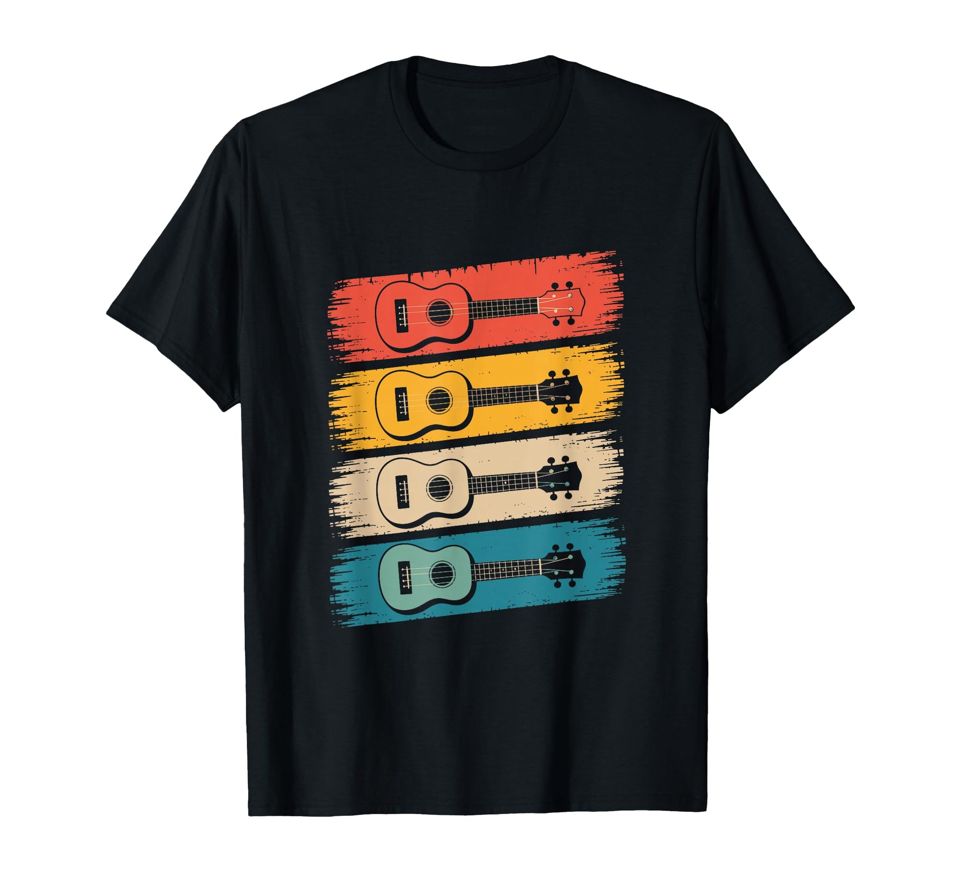 Colorful Guitar Guitar Old School T-Shirt - Fun Novelty Design Unisex - T-Shirt, Sweatshirt, Hoodie