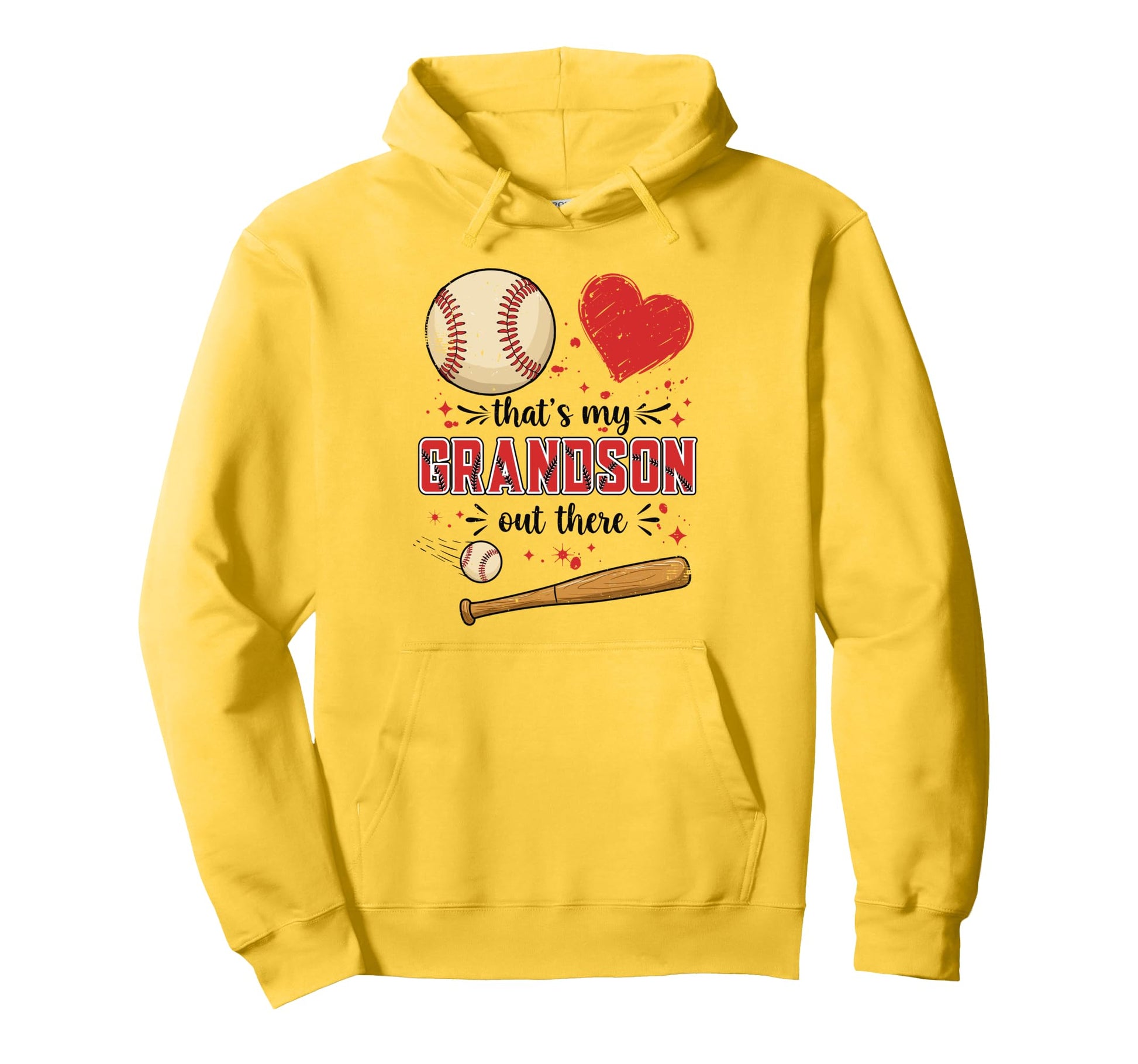 Mothers Day Baseball Grandma Thats My Hoodie - Trendy Graphic Unisex - T-Shirt, Sweatshirt, Hoodie