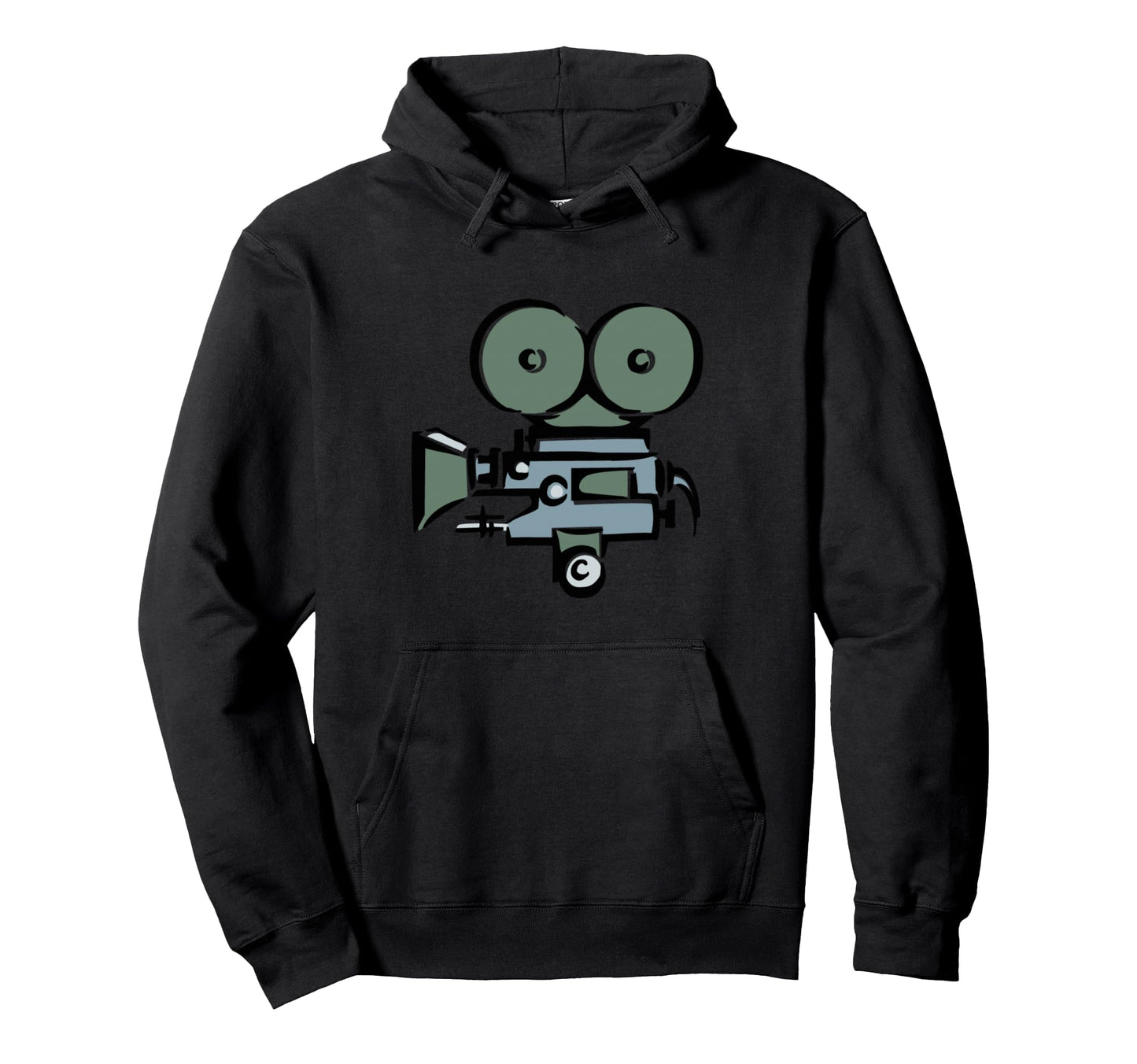 Movie Camera Hoodie - Trendy Graphic Unisex - T-Shirt, Sweatshirt, Hoodie