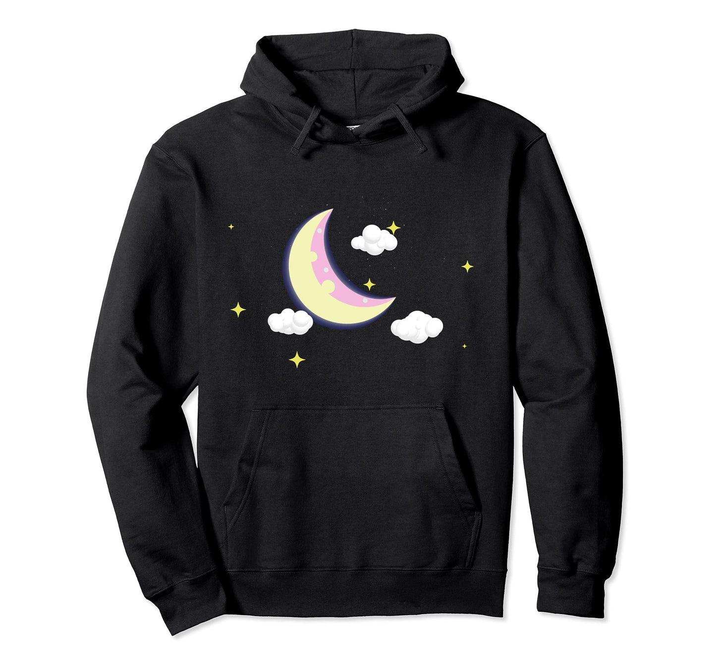 Moon Kawaii Japanese Anime Manga Hoodie - Trendy Graphic for Adults - T-Shirt, Sweatshirt, Hoodie