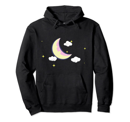 Moon Kawaii Japanese Anime Manga Hoodie - Trendy Graphic for Adults - T-Shirt, Sweatshirt, Hoodie
