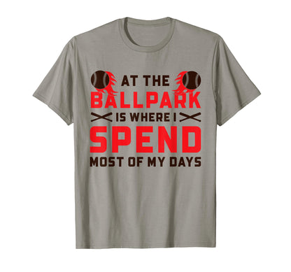 Baseball Softball Mom Ballpark T-Shirt - Novelty Apparel Unisex - T-Shirt, Sweatshirt, Hoodie