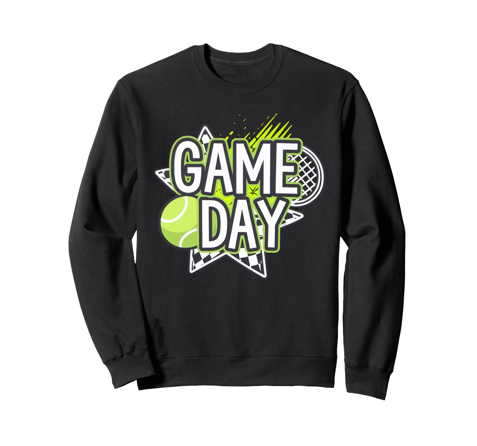 Game Day Tennis Tennis Moms And Sweatshirt - Aesthetic Graphic for Adults - T-Shirt, Sweatshirt, Hoodie