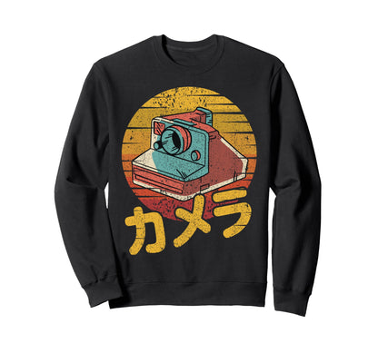Japanese Analogue Slr Film Camera Sweatshirt - Novelty Apparel Unisex - T-Shirt, Sweatshirt, Hoodie