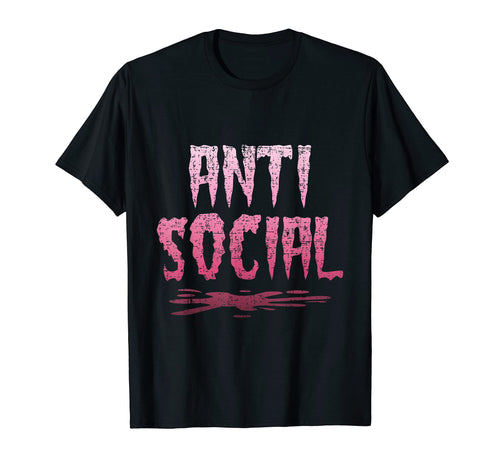 Anti Social Vaporwave Alt Aesthetic T-Shirt - Unique Graphic Unisex - T-Shirt, Sweatshirt, Hoodie