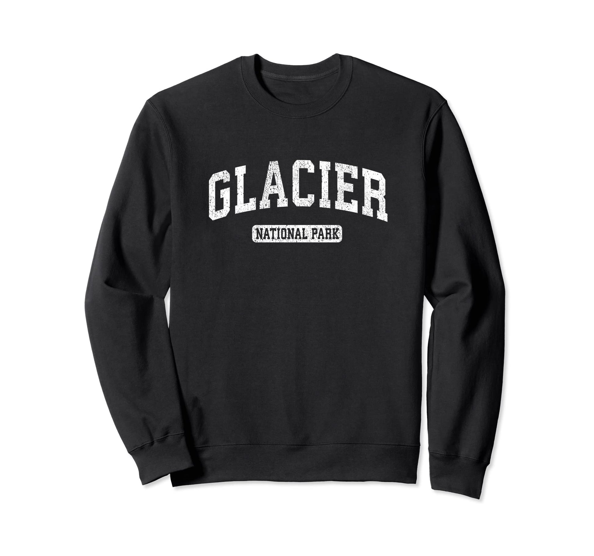 Glacier National Park Sports Sweatshirt - Custom Art Print for Adults - T-Shirt, Sweatshirt, Hoodie