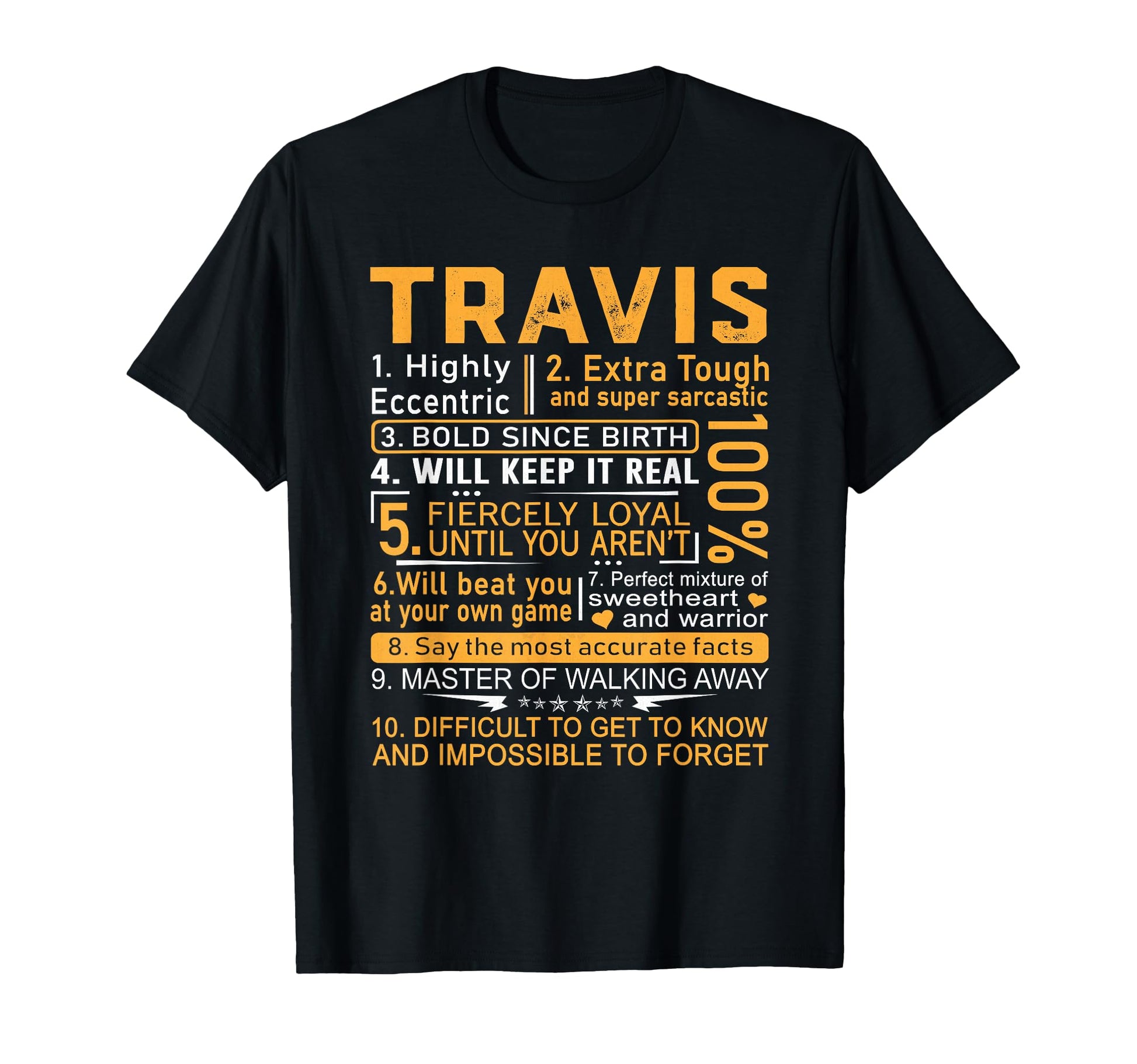 Travis Name Personalized Travis First Name T-Shirt - Unique Graphic Unisex - T-Shirt, Sweatshirt, Hoodie