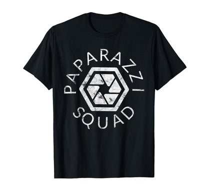 Paparazzi Squad Funny Camera Lens T-Shirt - Trendy Graphic Unisex - T-Shirt, Sweatshirt, Hoodie