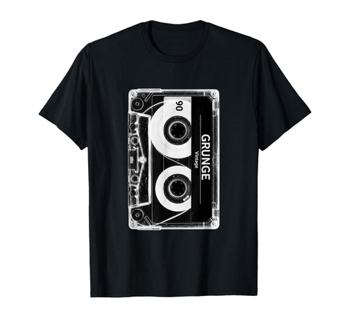 Grunge Cassette Tape Throwback T-Shirt - Aesthetic Graphic Men Women - T-Shirt, Sweatshirt, Hoodie