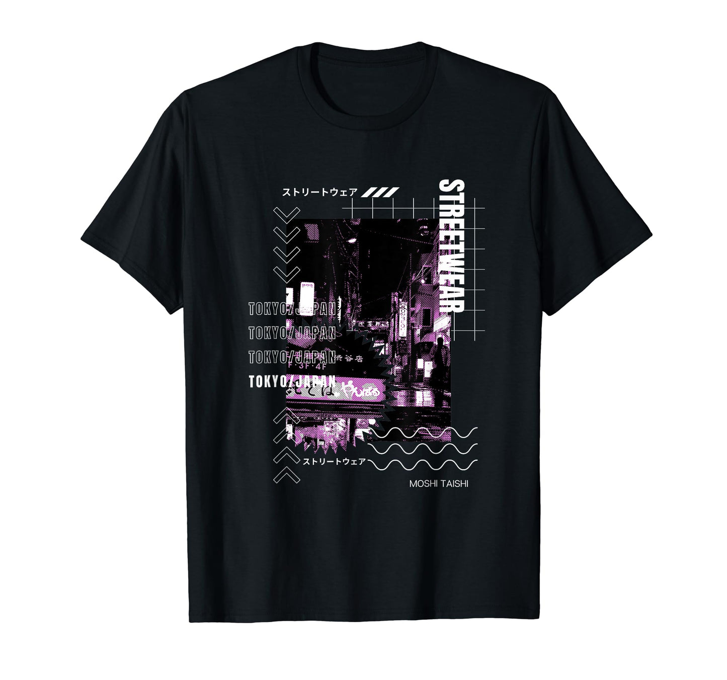 Vaporwave Aesthetic Lofi Japan 80S T-Shirt - Fun Novelty Design for Adults - T-Shirt, Sweatshirt, Hoodie