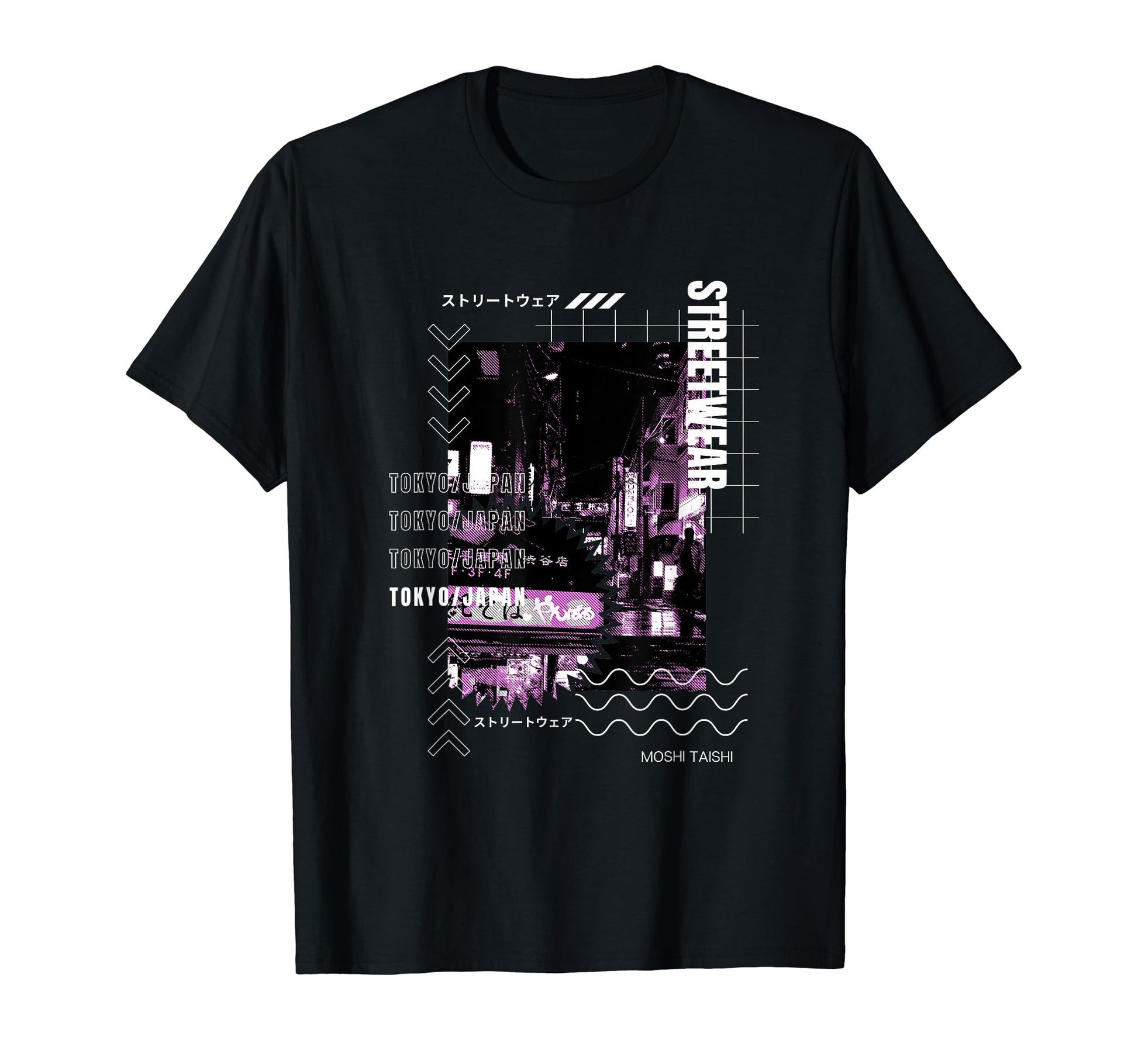 Vaporwave Aesthetic Lofi Japan 80S T-Shirt - Fun Novelty Design for Adults - T-Shirt, Sweatshirt, Hoodie