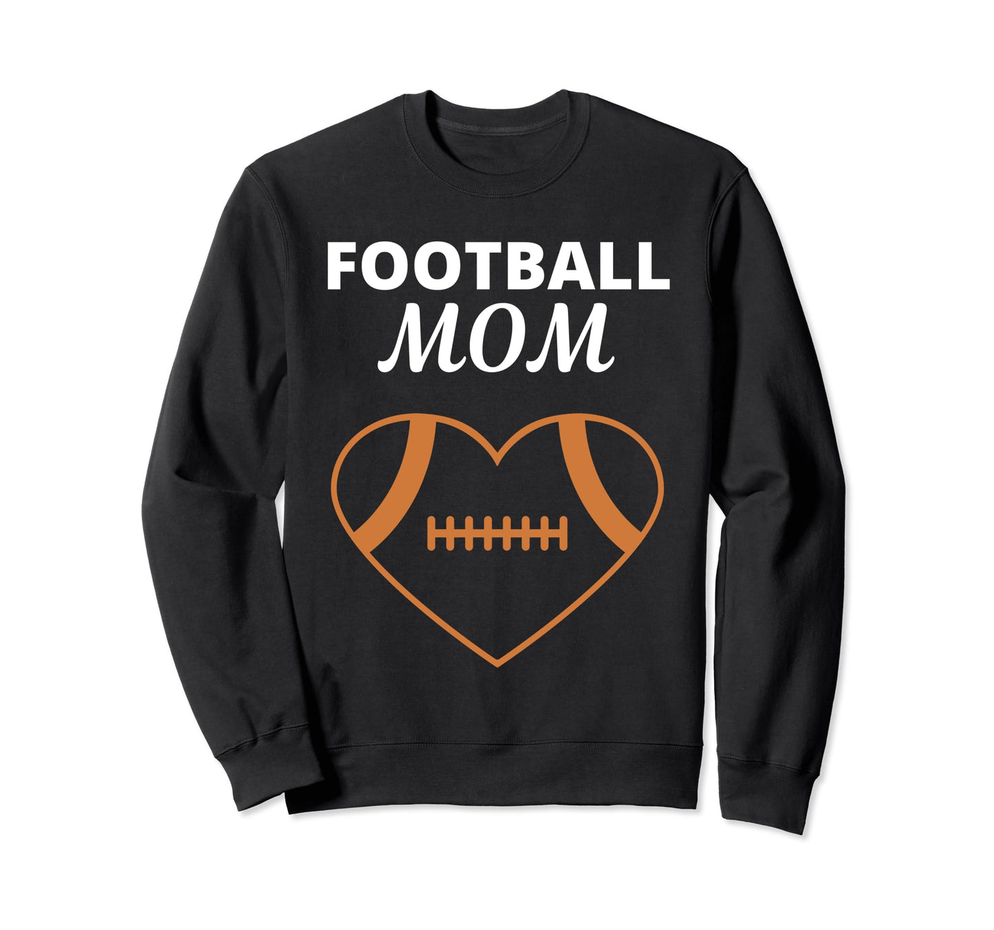 Football Mom I Love Heart Football Sweatshirt - Unique Graphic for Adults - T-Shirt, Sweatshirt, Hoodie