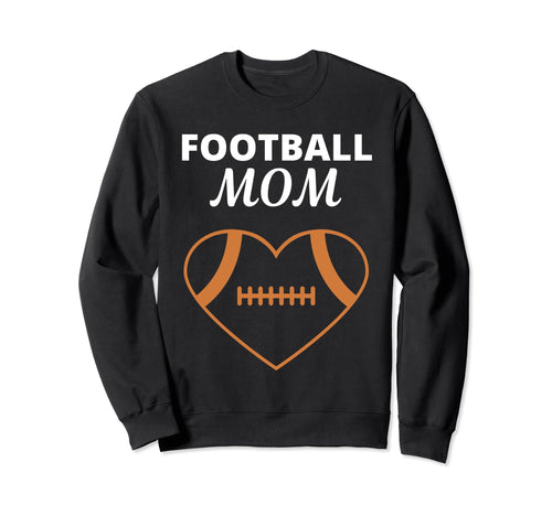 Football Mom I Love Heart Football Sweatshirt - Unique Graphic for Adults - T-Shirt, Sweatshirt, Hoodie