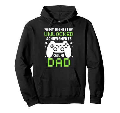 Proud Gaming Dad Gamer Dad Video Game Hoodie - Aesthetic Graphic Unisex - T-Shirt, Sweatshirt, Hoodie