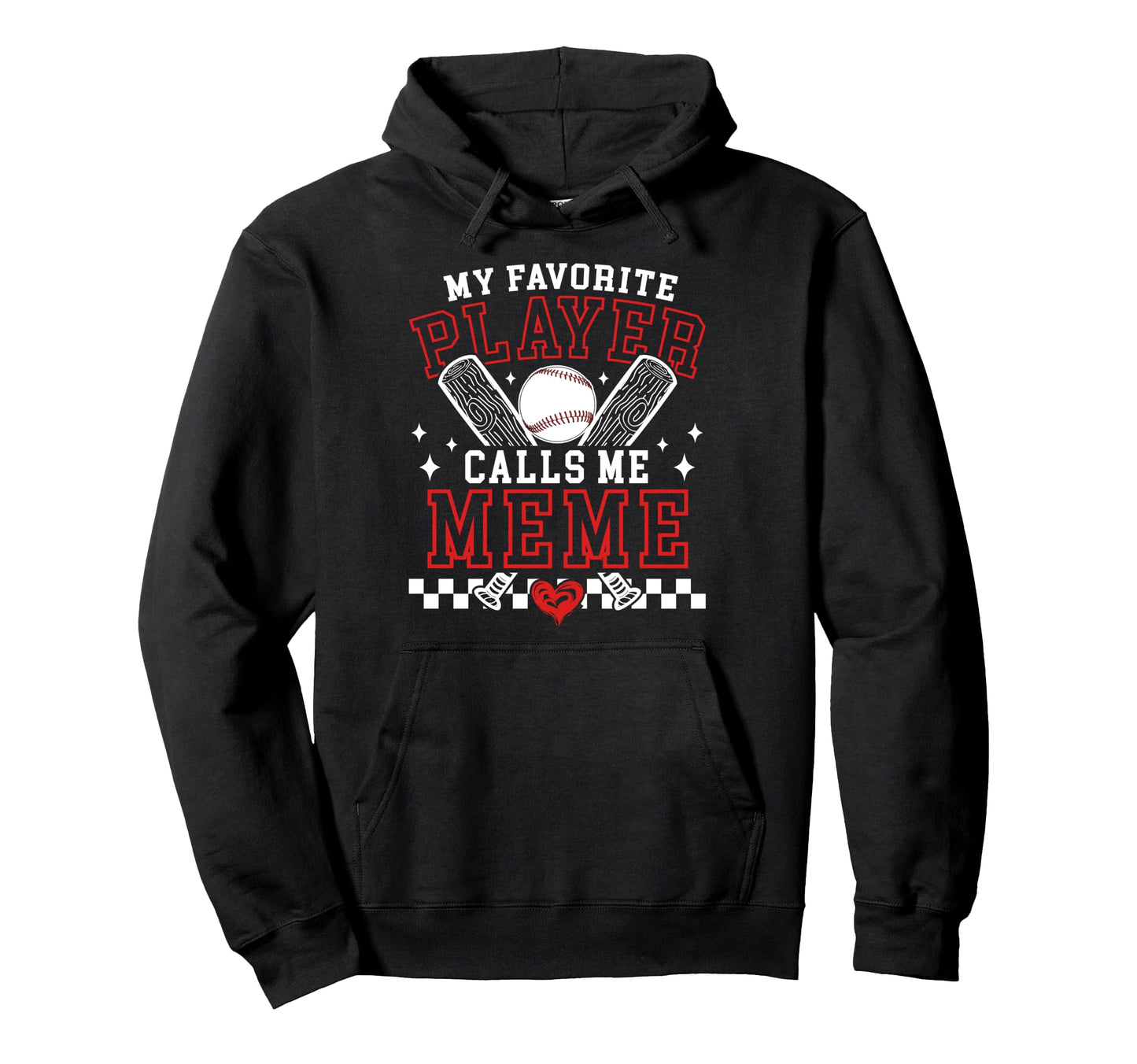 Proud Baseball Meme Baseball Player Hoodie - Fun Novelty Design for Adults - T-Shirt, Sweatshirt, Hoodie