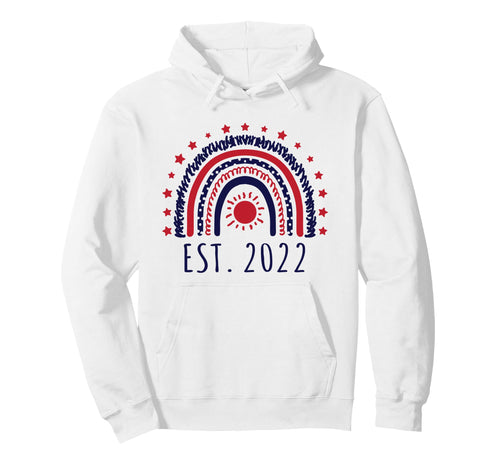 Est 2022 Rainbow Established 2022 Hoodie - Streetwear Style for Adults - T-Shirt, Sweatshirt, Hoodie