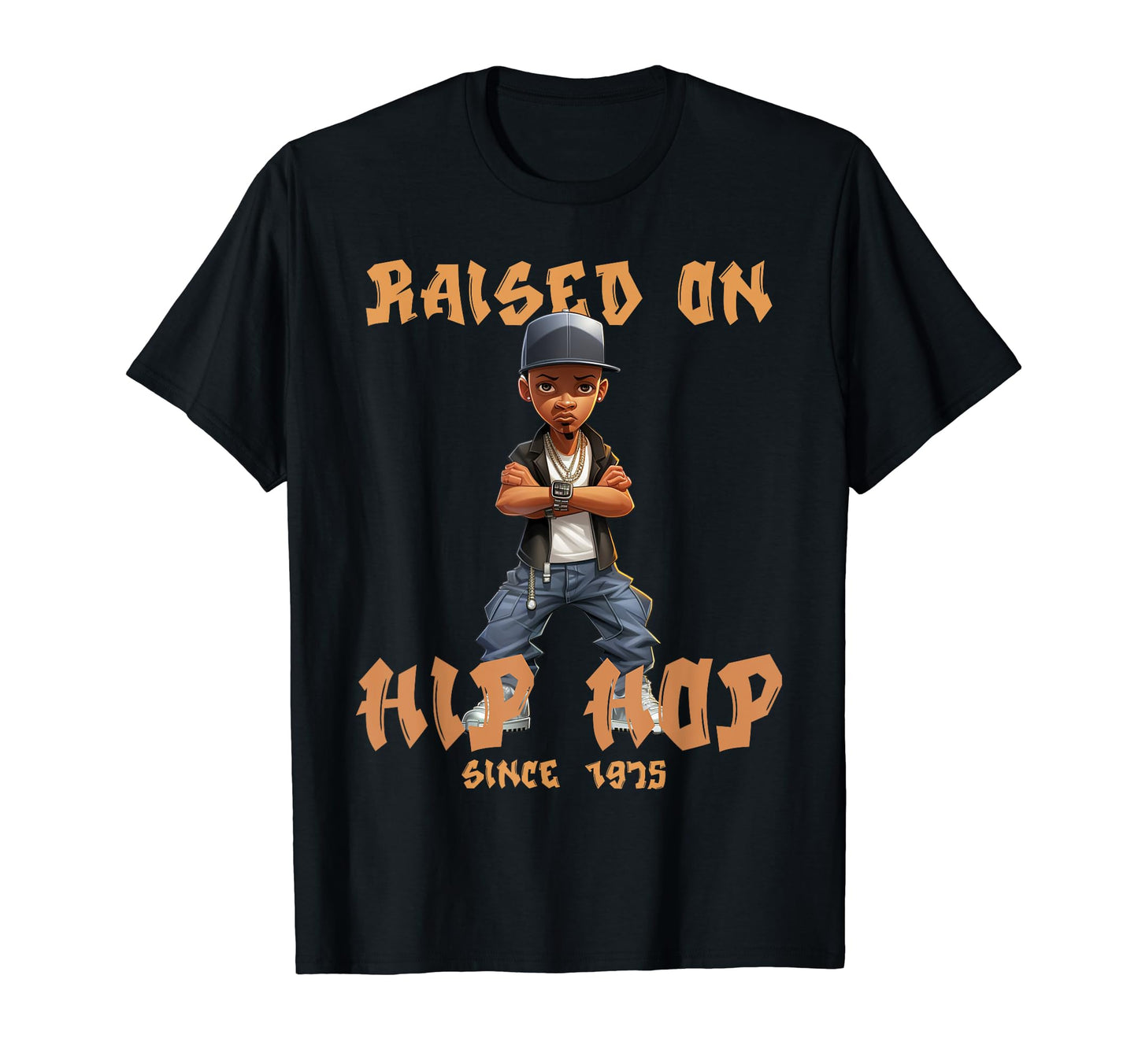 Raised Hip Hop Music Old School T-Shirt - Streetwear Style Men Women - T-Shirt, Sweatshirt, Hoodie