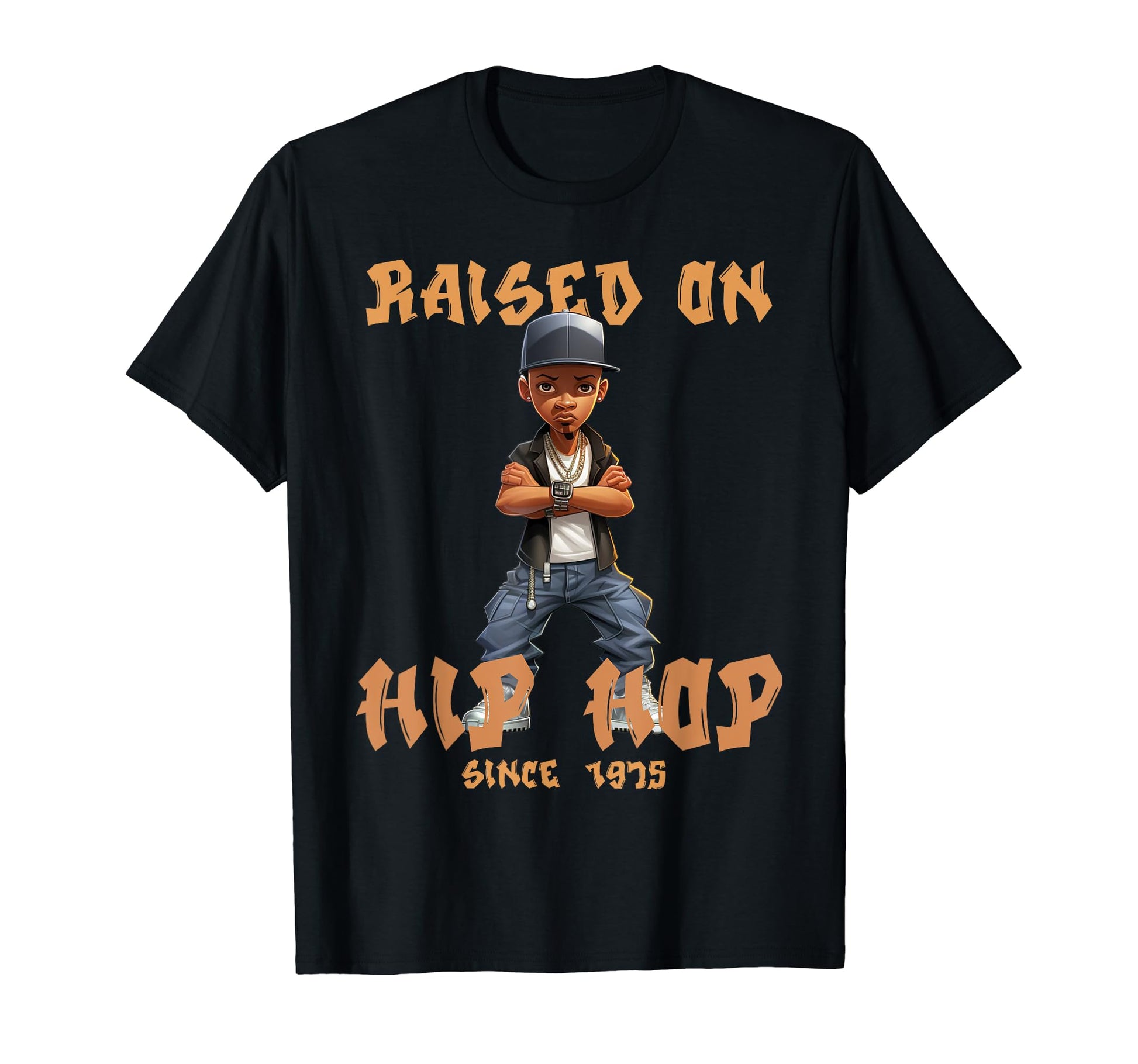 Raised Hip Hop Music Old School T-Shirt - Streetwear Style Men Women - T-Shirt, Sweatshirt, Hoodie