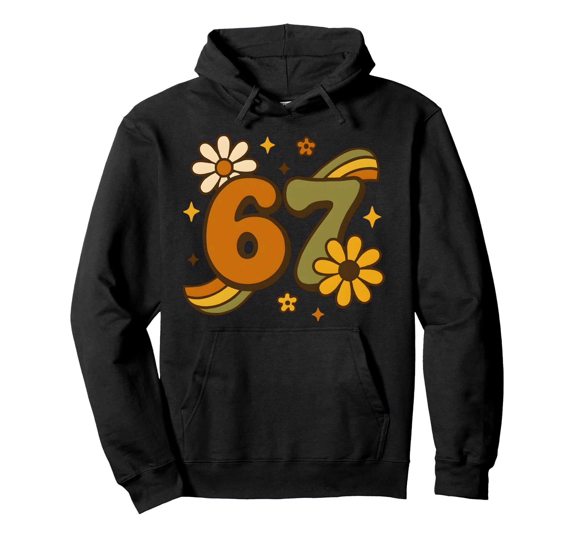 67 Meme Fall Autmn Groovy 70S Six Hoodie - Casual Everyday Wear Unisex - T-Shirt, Sweatshirt, Hoodie