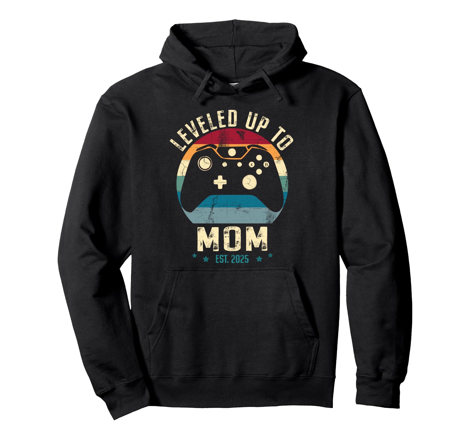 Soon To Be Mom 2025 Funny I Leveled Up To Hoodie - Custom Art Print Unisex - T-Shirt, Sweatshirt, Hoodie