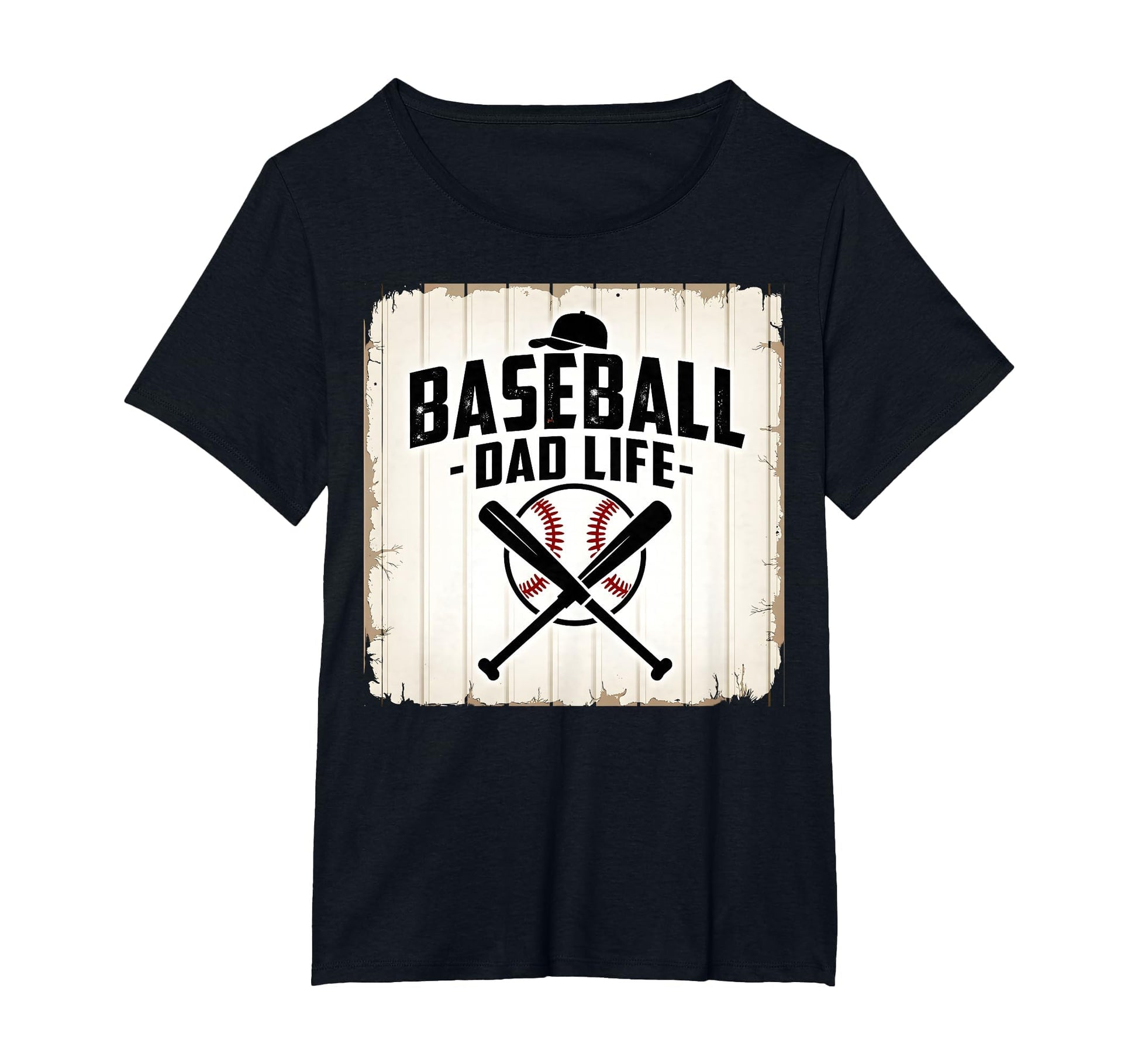 Baseball Dad Life Proud Father T-Shirt - Fun Novelty Design for Adults - T-Shirt, Sweatshirt, Hoodie