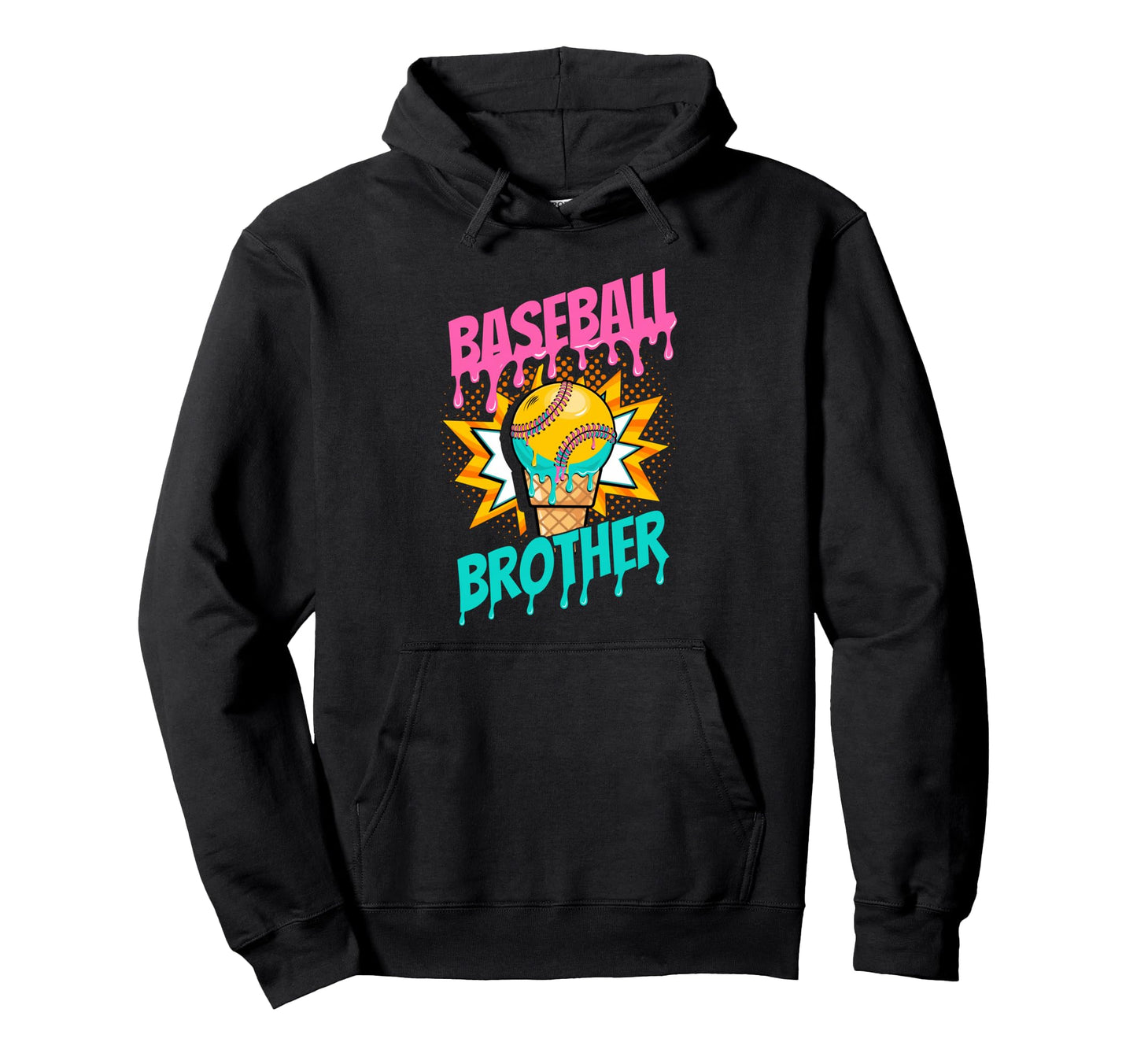 Baseball Brother Baseball Brother Hoodie - Novelty Apparel for Adults - T-Shirt, Sweatshirt, Hoodie
