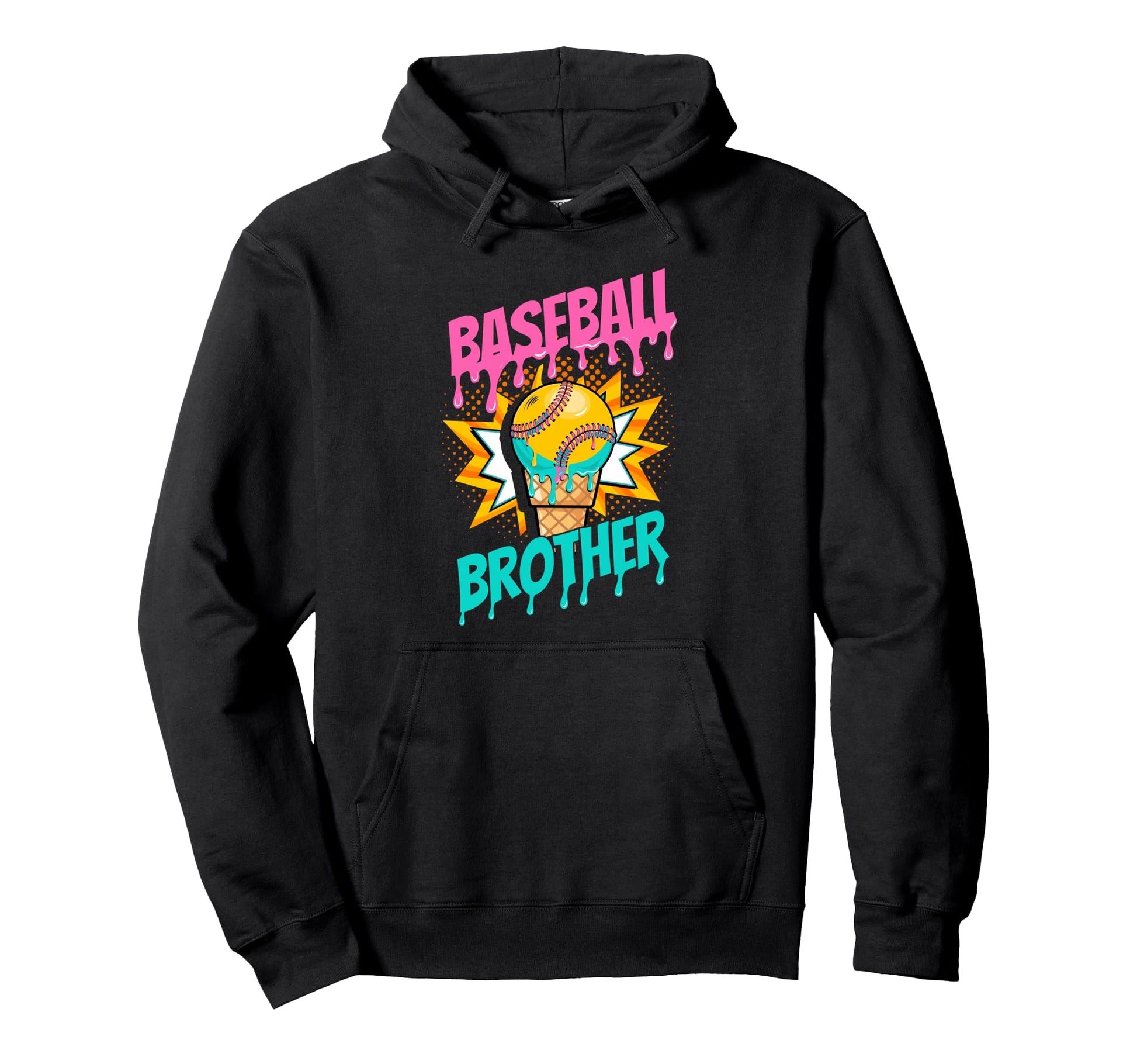 Baseball Brother Baseball Brother Hoodie - Novelty Apparel for Adults - T-Shirt, Sweatshirt, Hoodie