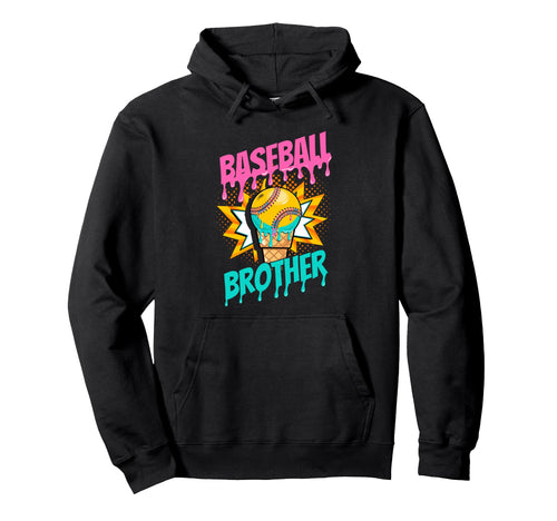 Baseball Brother Baseball Brother Hoodie - Novelty Apparel for Adults - T-Shirt, Sweatshirt, Hoodie