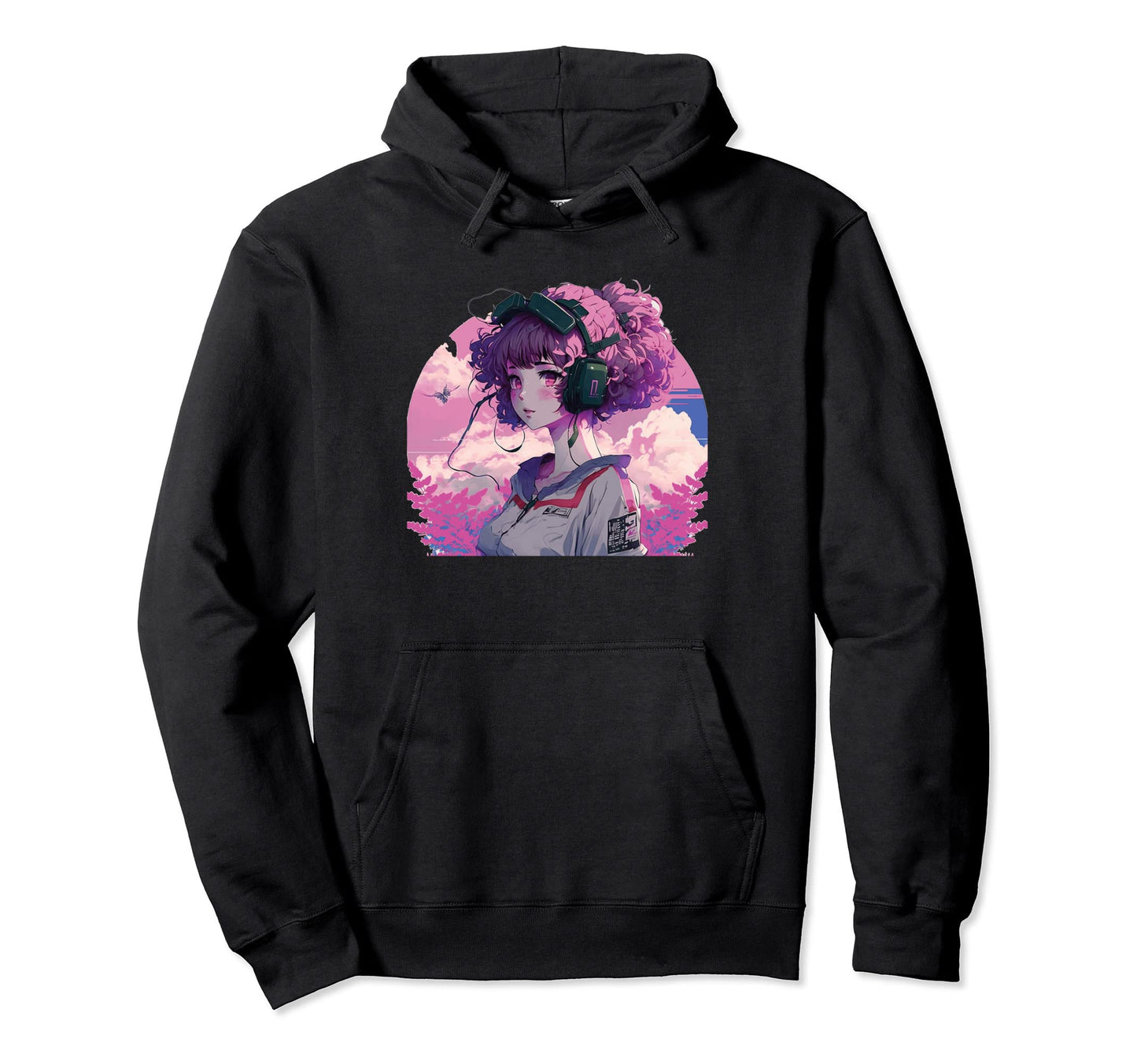 Waifu Anime Japanese Aesthetic Hoodie - Streetwear Style for Adults - T-Shirt, Sweatshirt, Hoodie