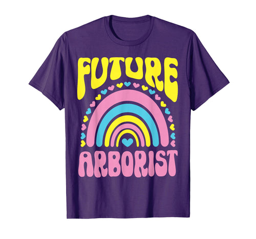 Future Arborist Bright Rainbow T-Shirt - Unique Graphic Men Women - T-Shirt, Sweatshirt, Hoodie