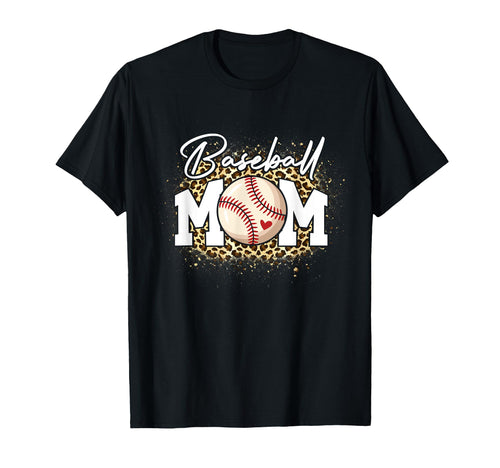 Bleached Baseball Mom Leopard T-Shirt - Streetwear Style Men Women - T-Shirt, Sweatshirt, Hoodie