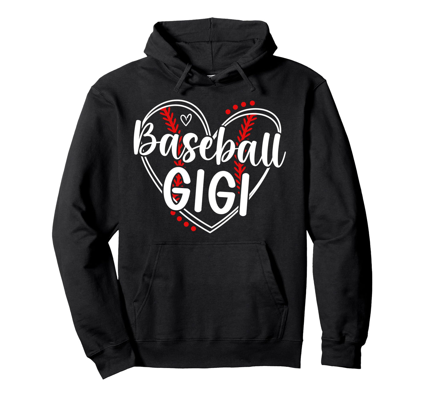 Baseball Gigi Heart Gigi Baseball Hoodie - Fun Novelty Design Men Women - T-Shirt, Sweatshirt, Hoodie