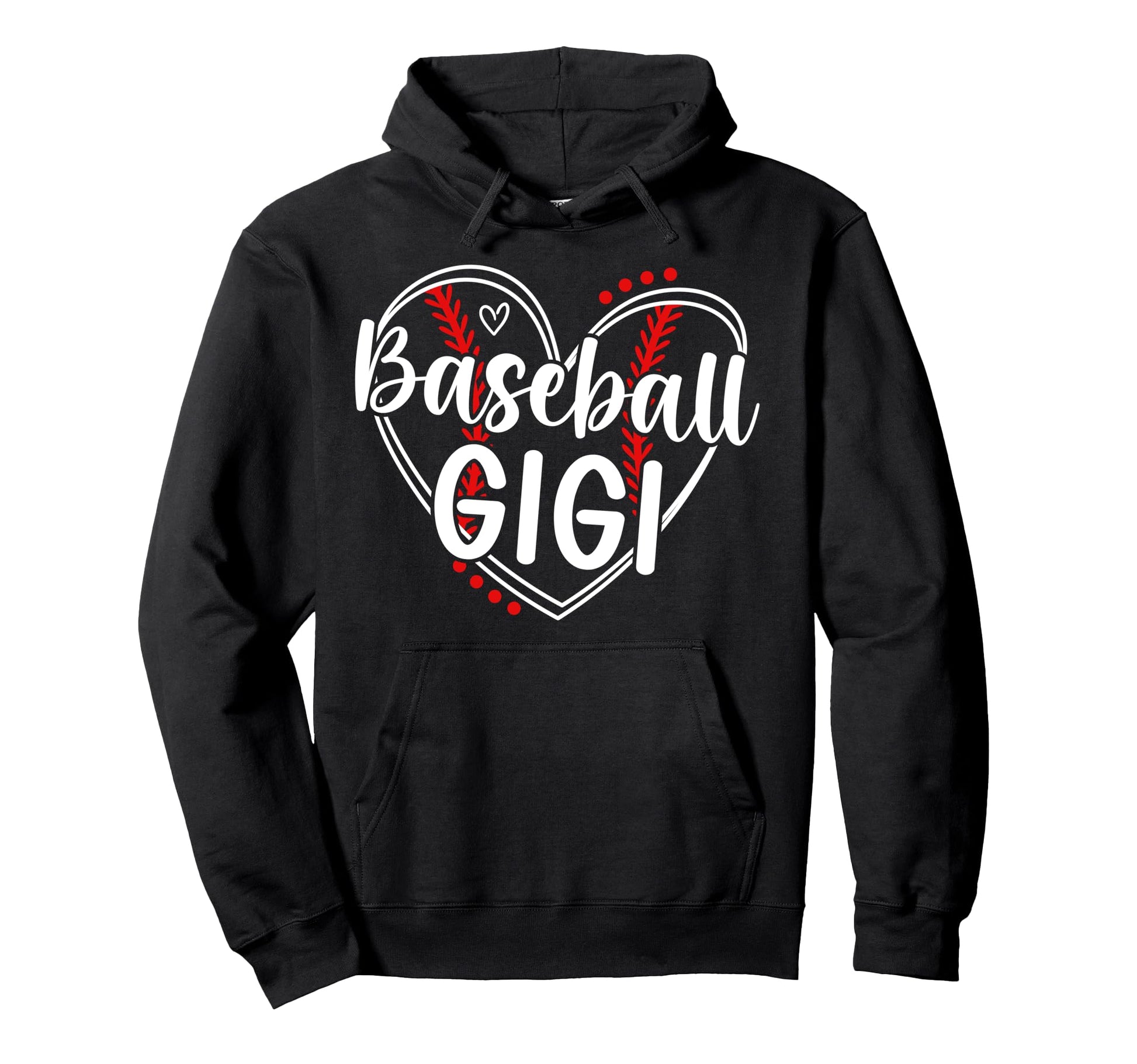 Baseball Gigi Heart Gigi Baseball Hoodie - Fun Novelty Design Men Women - T-Shirt, Sweatshirt, Hoodie
