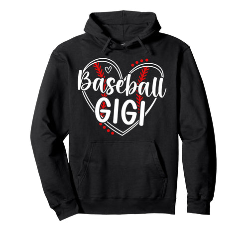 Baseball Gigi Heart Gigi Baseball Hoodie - Fun Novelty Design Men Women - T-Shirt, Sweatshirt, Hoodie