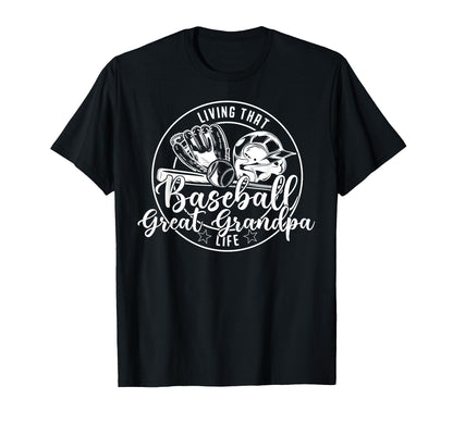 Football Living That Baseball Great T-Shirt - Aesthetic Graphic Unisex - T-Shirt, Sweatshirt, Hoodie