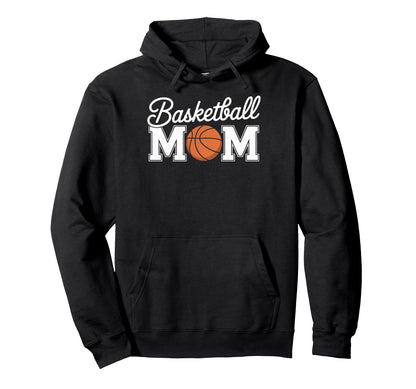 Basketball Mom Game Day Sideline Hoodie - Unique Graphic Men Women - T-Shirt, Sweatshirt, Hoodie