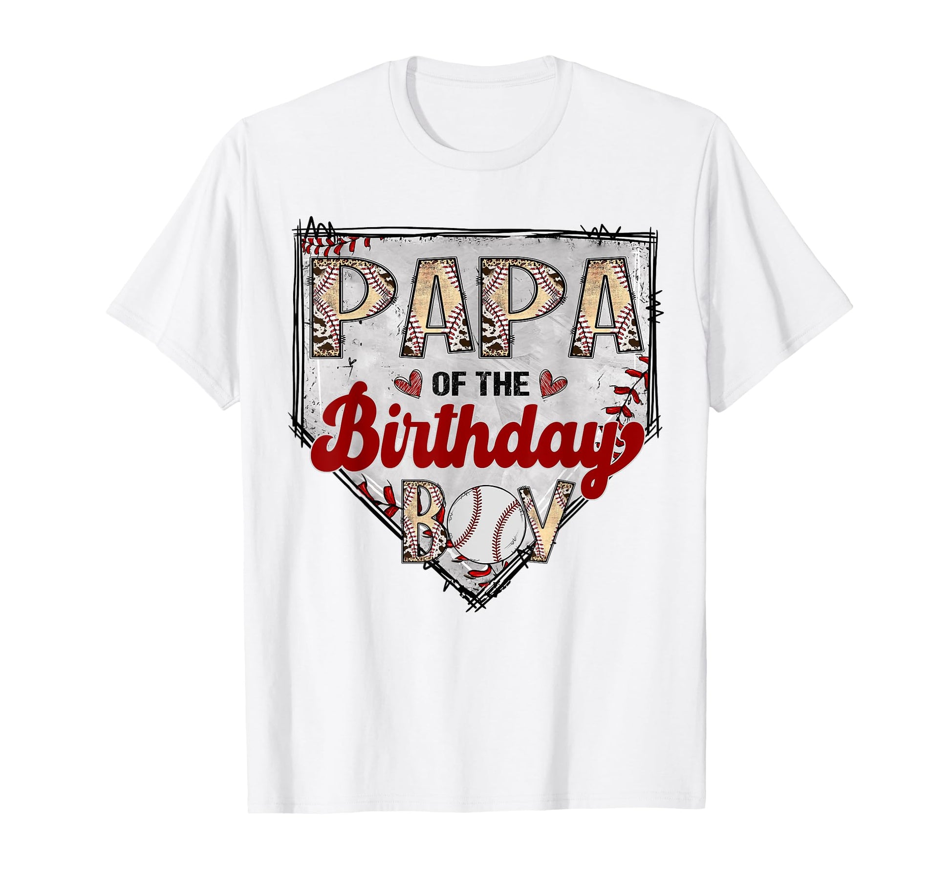 Papa Birthday Baseball Lover T-Shirt - Fun Novelty Design for Adults - T-Shirt, Sweatshirt, Hoodie
