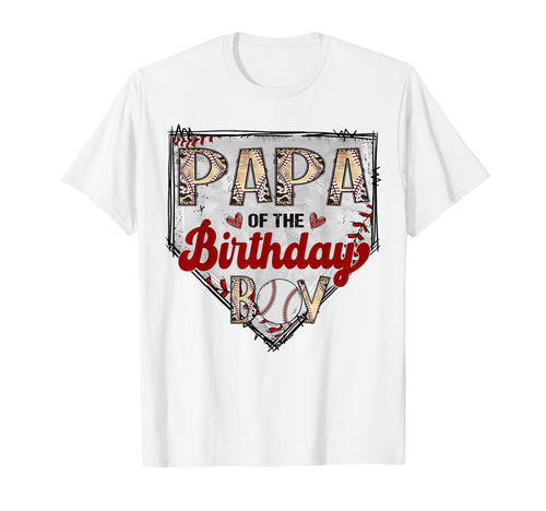 Papa Birthday Baseball Lover T-Shirt - Fun Novelty Design for Adults - T-Shirt, Sweatshirt, Hoodie
