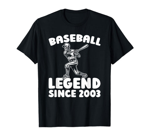 Born 2003 Baseball Team Sport Player T-Shirt - Unique Graphic for Adults - T-Shirt, Sweatshirt, Hoodie