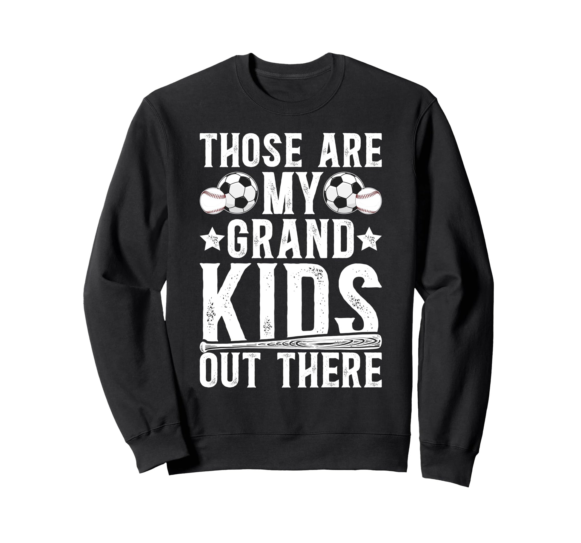 Those Are My Grandkids Baseball Sweatshirt - Custom Art Print for Adults - T-Shirt, Sweatshirt, Hoodie