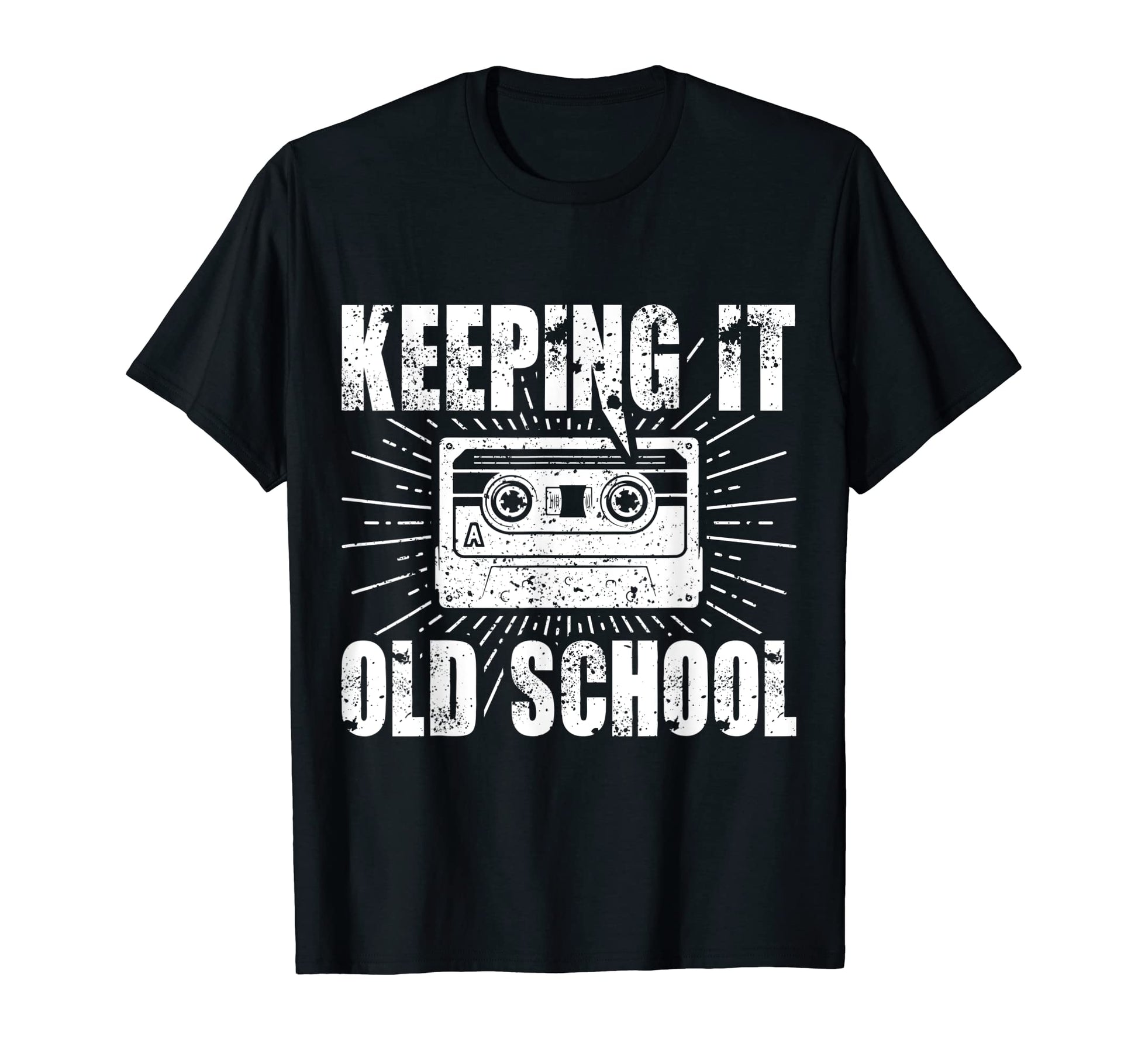 Keeping It Oldschool Music Tape Hip Hop T-Shirt - Trendy Graphic Men Women - T-Shirt, Sweatshirt, Hoodie