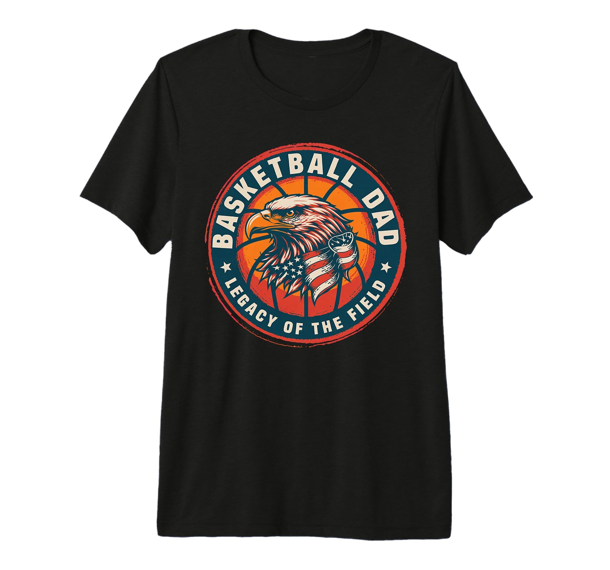 Basketball Fathers Day Legacy Field T-Shirt - Trendy Graphic for Adults - T-Shirt, Sweatshirt, Hoodie