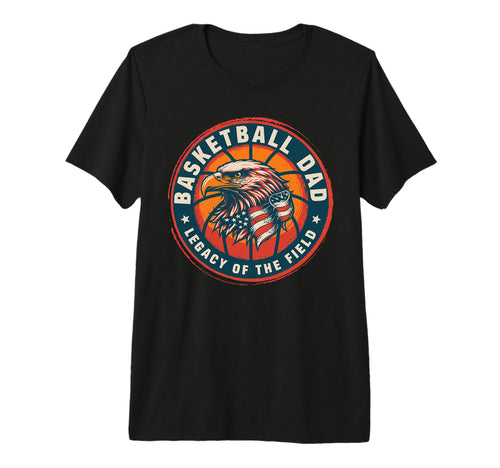 Basketball Fathers Day Legacy Field T-Shirt - Trendy Graphic for Adults - T-Shirt, Sweatshirt, Hoodie