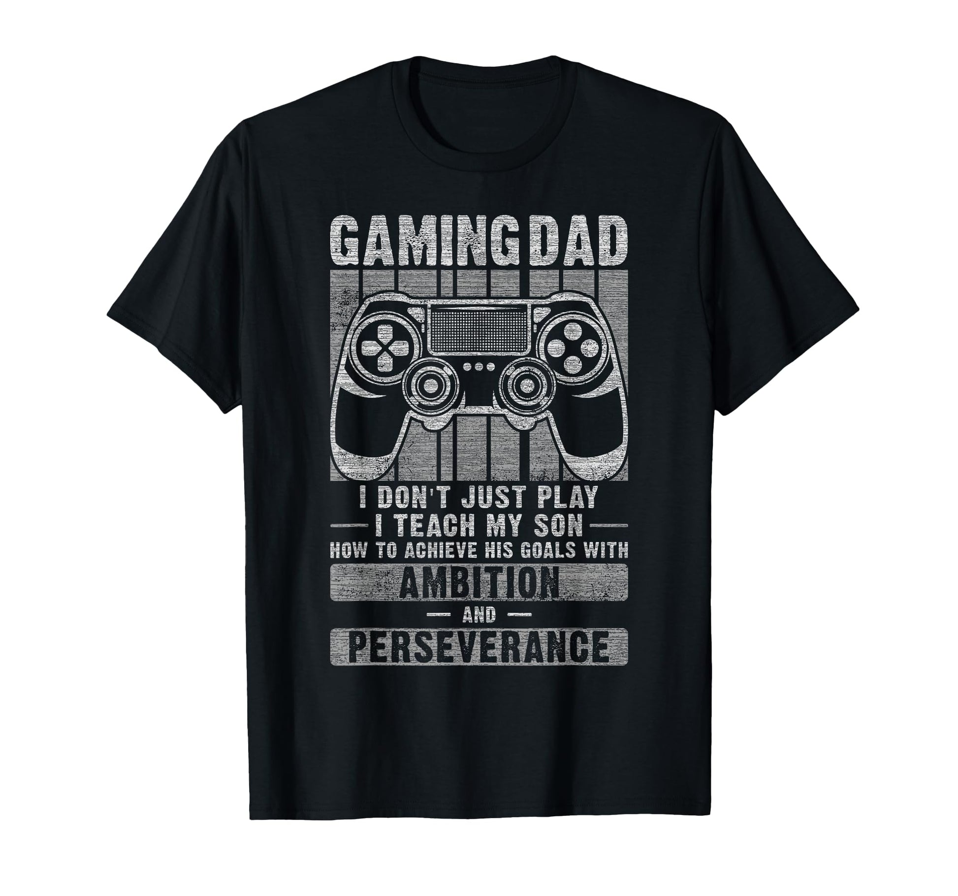 Gaming Dad Father Son Fathers Day Video T-Shirt - Unique Graphic Men Women - T-Shirt, Sweatshirt, Hoodie