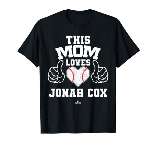 This Mom Loves Jonah Cox Prospect Baseball T-Shirt - Unique Graphic Unisex - T-Shirt, Sweatshirt, Hoodie