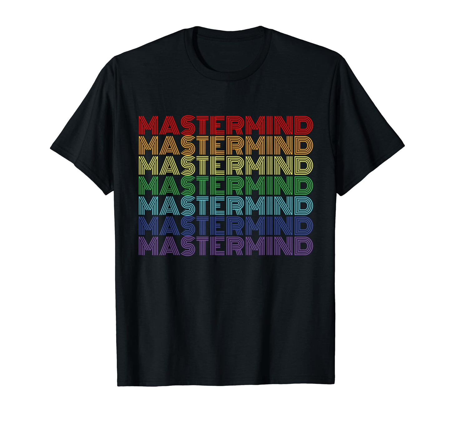 Mastermind Rainbow Gift Music Fan T-Shirt - Streetwear Style Men Women - T-Shirt, Sweatshirt, Hoodie
