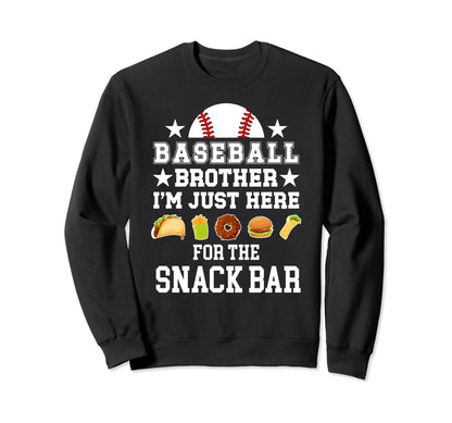 Baseball Brother Snack Bar Brother Sweatshirt - Streetwear Style Men Women - T-Shirt, Sweatshirt, Hoodie