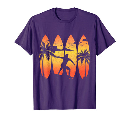 Surfer Surfboard Surfing Beach Summer T-Shirt - Novelty Apparel for Adults - T-Shirt, Sweatshirt, Hoodie